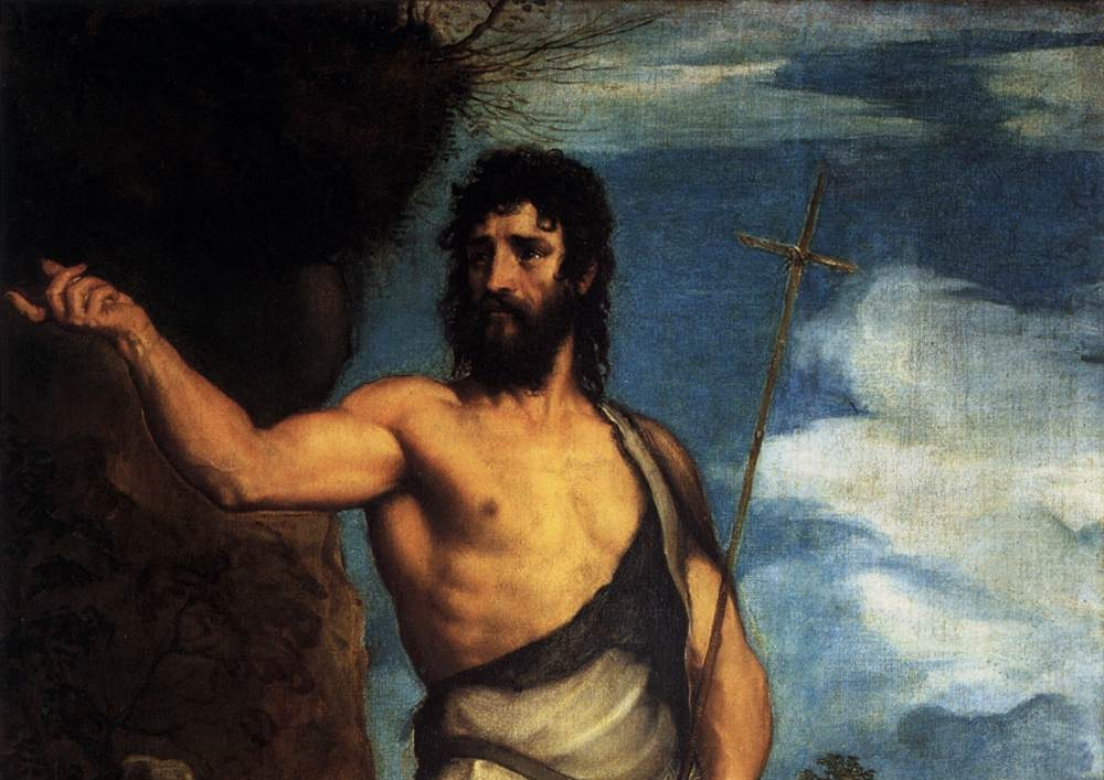 Saint John the Baptist, by Titian