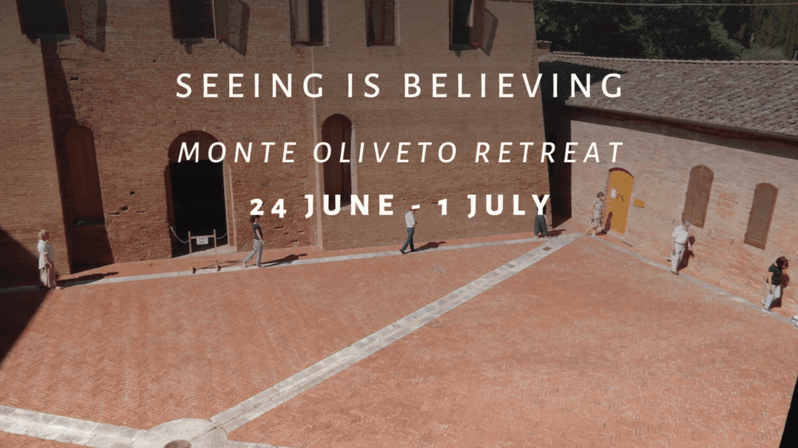 WCCM Monte Oliveto Retreat 2023, Seeing is Believing