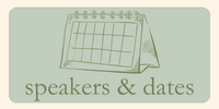 speakers & dates icon